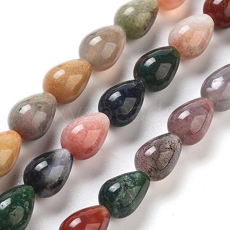 Natural Indian Agate Beads Strands G-B106-A21-01-1