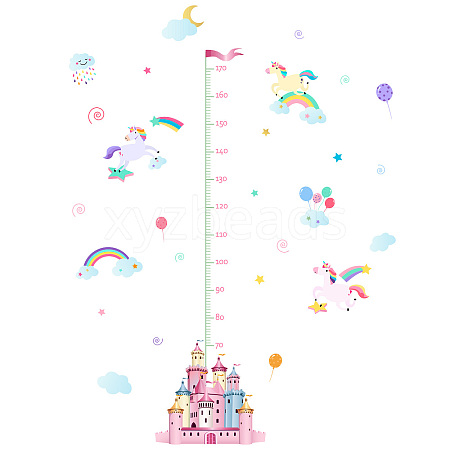 PVC Height Growth Chart Wall Sticker DIY-WH0232-023-1