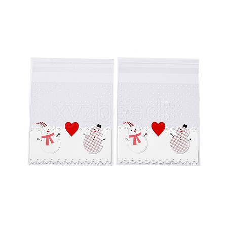 Christmas Theme Plastic Bakeware Bag OPP-Q004-04C-1