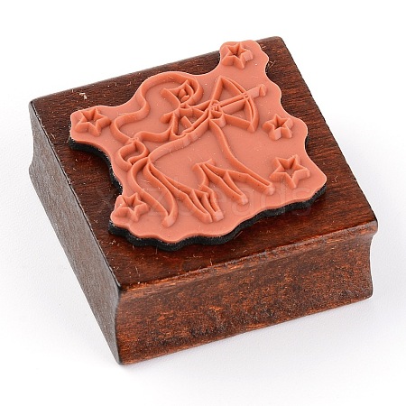 Wood DIY Stamps DIY-WH0246-24H-1