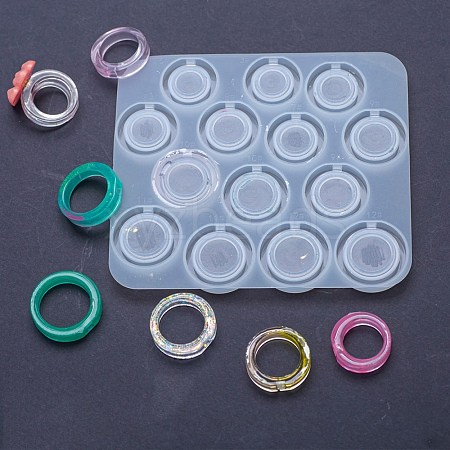 DIY Spinning Fidget Ring Silicone Molds DIY-P059-09-1