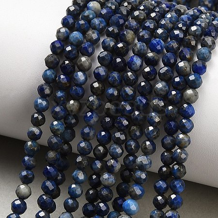Natural Lapis Lazuli Beads Strands G-F838-A03-4mm-1