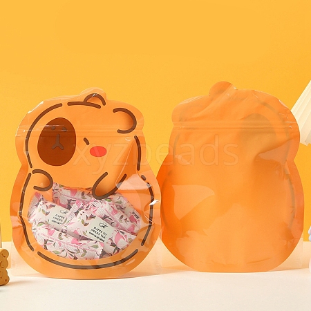 Cartoon Animal Plastic Cookies Zip Lock Bags PW-WG6489B-01-1