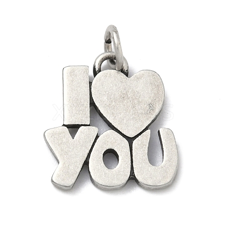 Valentine's Day 304 Stainless Steel Pendants STAS-C171-01C-AS-1