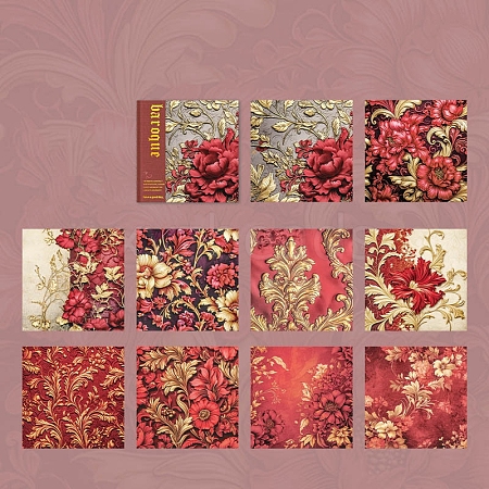 30Pcs Scrapbook Paper Pad PW-WG79343-03-1