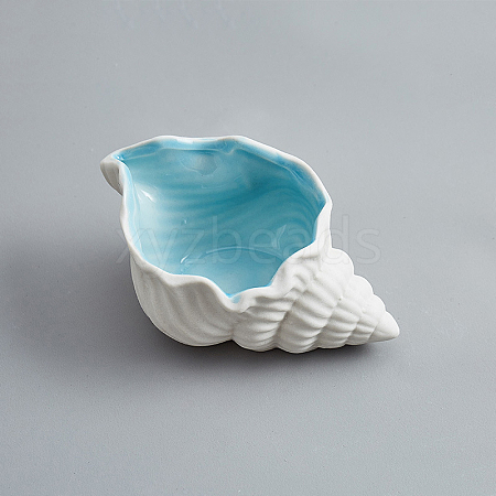Conch Ceramics Jewelry Plates WG73918-13-1