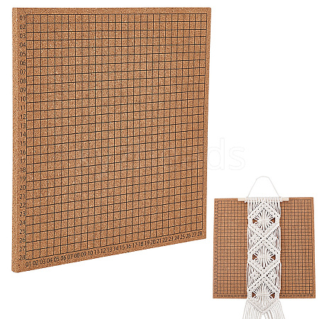 Square Cork Blocking Mats for Knitting TOOL-WH0039-57-1