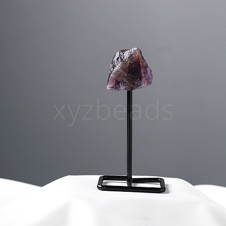 Natural Amethyst Irregularity with Metal Home Decoration Ornament PW-WG598C7-14-1