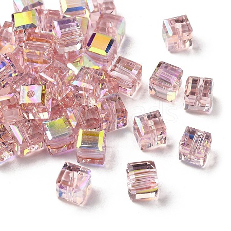 Electroplated Glass Beads X-EGLA-G040-01A-AB02-1