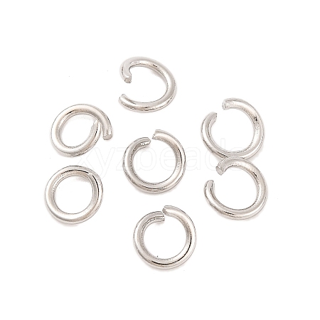 Tarnish Resistant 304 Stainless Steel Jump Rings STAS-R049-6x1mm-1