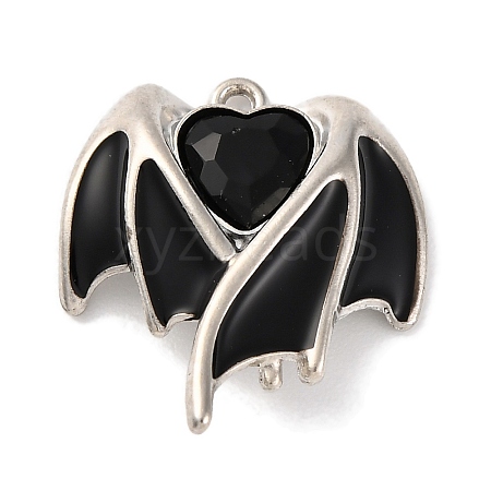 Alloy Enamel Pendants FIND-U024-01P-02-1