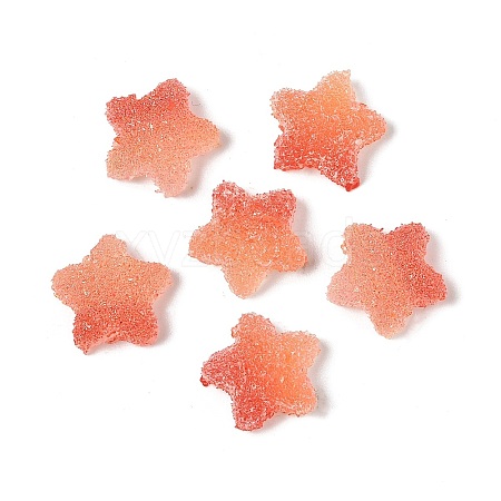 Imitation Candy Food Style Resin Cabochons RESI-R461-02B-1