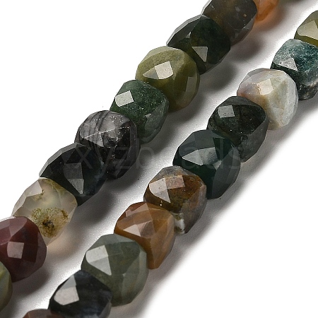 Natural Indian Agate Beads Strands G-H078-C11-01-1