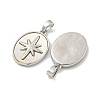 Natural White Shell Pendants KK-A214-24P-2