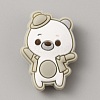 Bear Food Grade Eco-Friendly Silicone Focal Beads SIL-SZC0008-04B-1