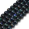 Natural Azurite Beads Strands G-Z110-C05-4mm-2