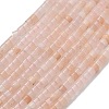 Natural Pink Aventurine Beads Strands G-P608-A17-01-2