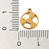 304 Stainless Steel Charms STAS-Q306-01G-D-3