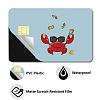 Rectangle PVC Plastic Waterproof Card Stickers DIY-WH0432-181-3