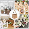 Waterproof Kraft Paper Succulents Wraps with Handle for Wedding Baby Shower Favors CON-WH0115-03-5