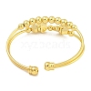 Rack Plating Brass Bangles BJEW-B106-09G-3