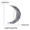 Alloy Rhinestone Brooch for Backpack Clothes PW-WGA54C8-04-1