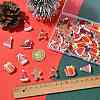 42Pcs 7 Styles Christmas Printed Schima Wood Beads WOOD-FS0002-49-6