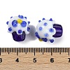 Handmade Lampwork Bumpy Beads LAMP-I027-04C-3