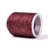 200M 6-Ply Sparkle Polyester Cord with Metallic Thread OCOR-T019-01A-10-2
