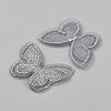 Polyester Iron on/Sew On Patches PATC-WH0022-01E-2