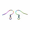 304 Stainless Steel Earring Hooks STAS-N098-009-3