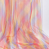 Rainbow Color Polyester Mesh Fabric DIY-WH0496-43B-4