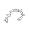 Brass Spring Gate Rings KK-M293-51P-2