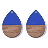 Resin & Walnut Wood Pendants RESI-T035-08-3