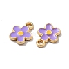 Alloy Enamel Charms ENAM-D043-02G-04-2