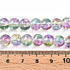 Transparent Crackle Glass Bead Strands X1-GLAA-T025-8mm-02C-4