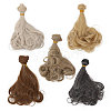 Globleland 5Pcs 5 Colors PP Doll Wig Hair AJEW-GL0002-35-1