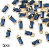 5Pcs Transparent Glass Charms GLAA-YW0004-40F-1