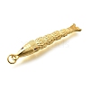 Brass Micro Pave Cubic Zirconia Pendants X-KK-R217-01G-04-2