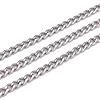 Tarnish Resistant 304 Stainless Steel Twisted Chains for Men's Necklace Making CHS-K001-86-1