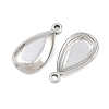 304 Stainless Steel Pendant Cabonchon Settings SA-CBAC381-01P-2
