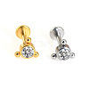 316L Surgical Stainless Steel & G23 Titanium Crystal Rhinestone Labrets for Women Men WG3A239-37-1