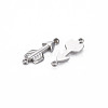 Non-Tarnish 304 Stainless Steel Connector Charms STAS-N097-099P-NR-2