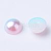 Imitation Pearl Acrylic Cabochons OACR-R063-8mm-02-2