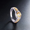 SHEGRACE Brass Finger Ring JR539A-04-3