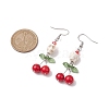 Glass Beads Earrings EJEW-TA00459-3