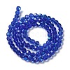 Electroplate Transparent Glass Beads Strands EGLA-A035-T6mm-L21-2