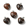 Natural Mahogany Obsidian Pendants G-F820-10A-05-1
