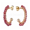 Brass Stud Earring EJEW-JE04179-04-2