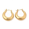 PVD Vacuum Plating 304 Stainless Steel Chunky Hoop Earrings for Women EJEW-F280-06C-G-4